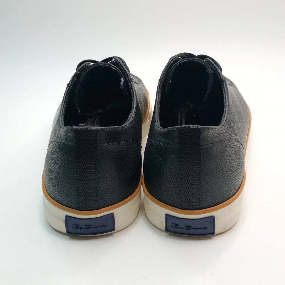 Ben Sherman Dorset Lo LX Men Size 10.5 Black Memory Foam Sneakers